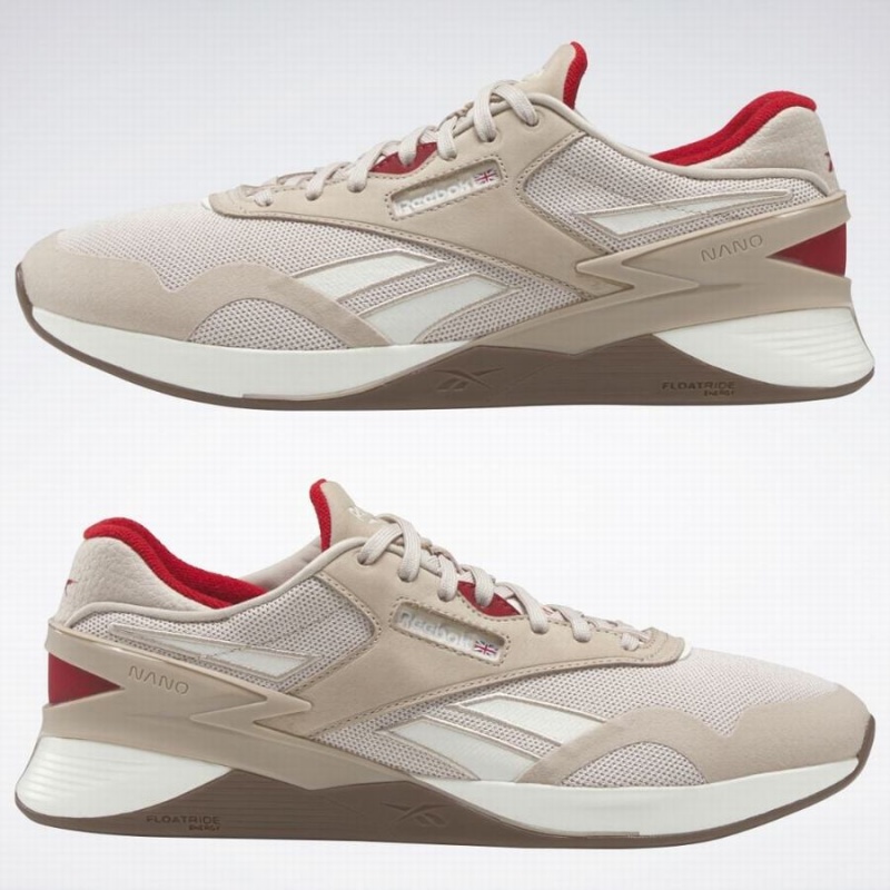 Reebok Nano Classic Women's Training Shoes Beige Red | ZML9811SP