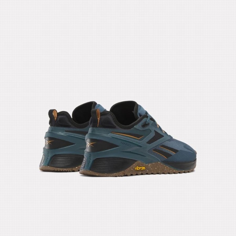 Reebok Nano X3 Adventure Men's Training Shoes Blue Black Brown | NQZ8177HL