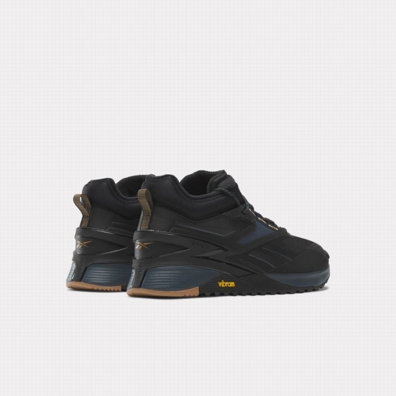 Reebok Nano X3 Adventure Winter Men's Training Shoes Black Blue Brown | JUE4053HJ