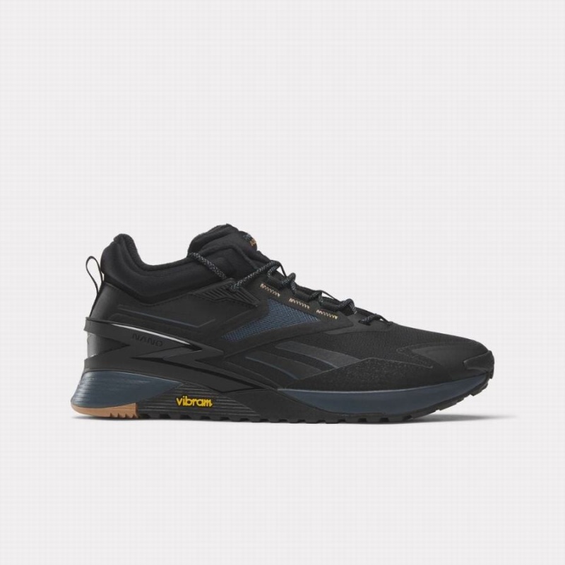 Reebok Nano X3 Adventure Winter Men\'s Training Shoes Black Blue Brown | JUE4053HJ