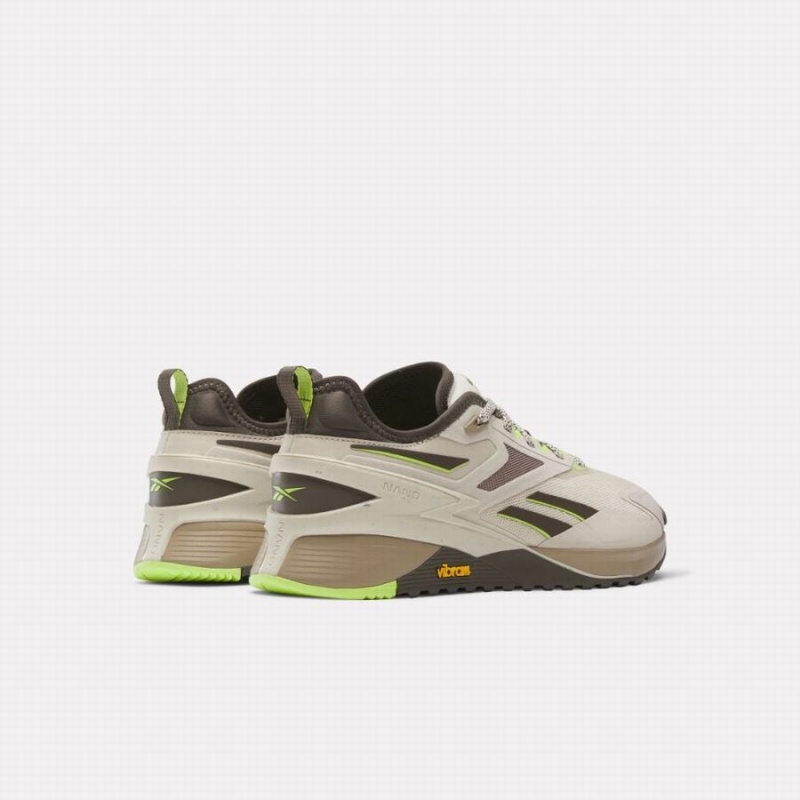 Reebok Nano X3 Adventure Women's Training Shoes White Light Green | QKD8016CX