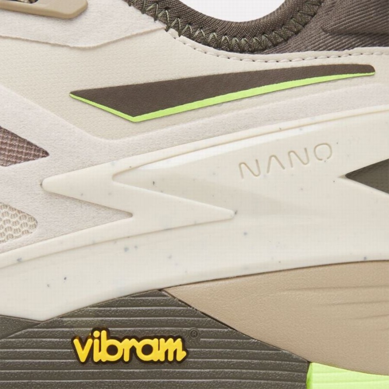 Reebok Nano X3 Adventure Women's Training Shoes White Light Green | QKD8016CX