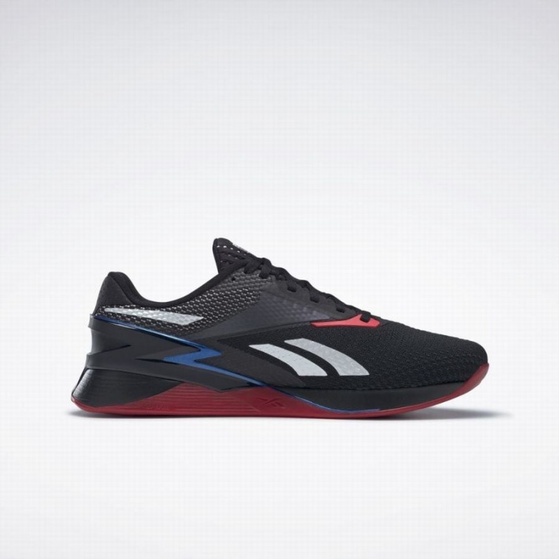 Reebok Nano X3 Women's Training Shoes Black White Blue | XWR9488GN