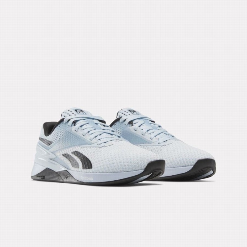 Reebok Nano X3 Women's Training Shoes Blue White Black | IKN3347QA