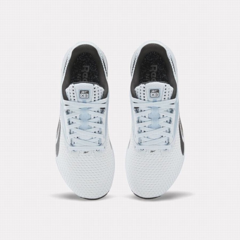 Reebok Nano X3 Women's Training Shoes Blue White Black | IKN3347QA
