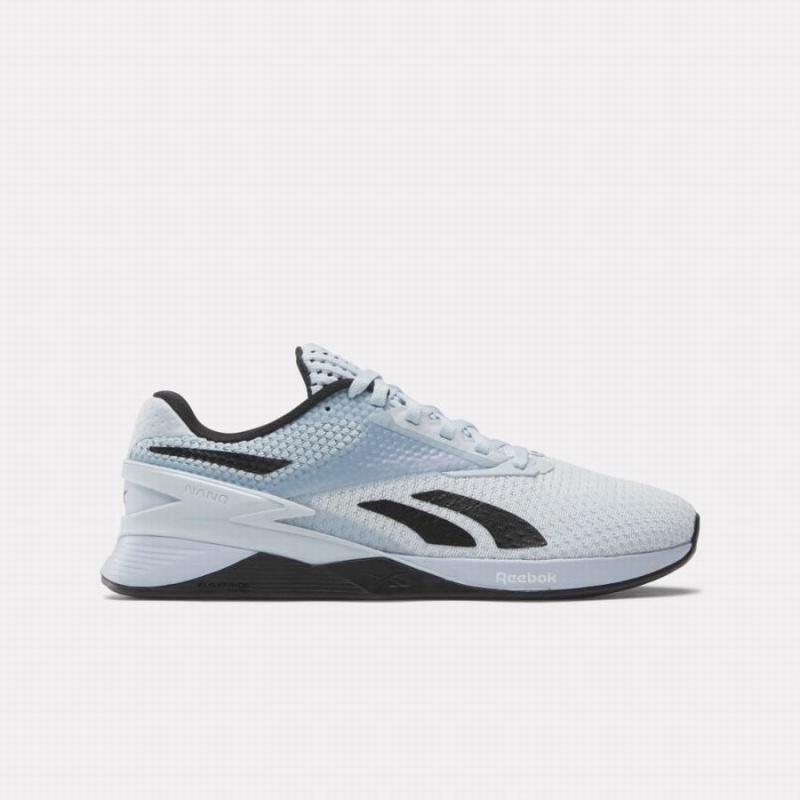 Reebok Nano X3 Women\'s Training Shoes Blue White Black | IKN3347QA
