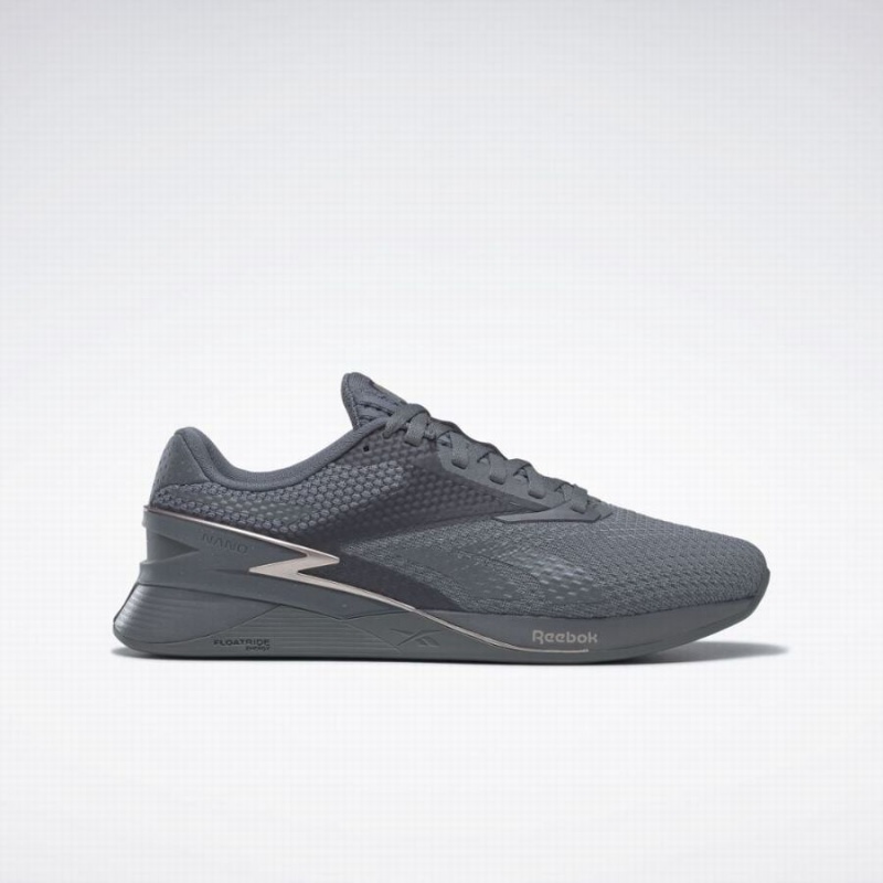 Reebok Nano X3 Women\'s Training Shoes Grey Brown | YPD319PO