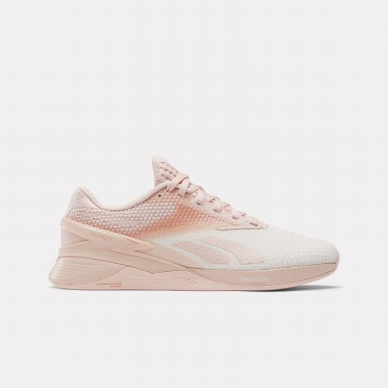 Reebok Nano X3 Women\'s Training Shoes Pink White | TIN9630IR