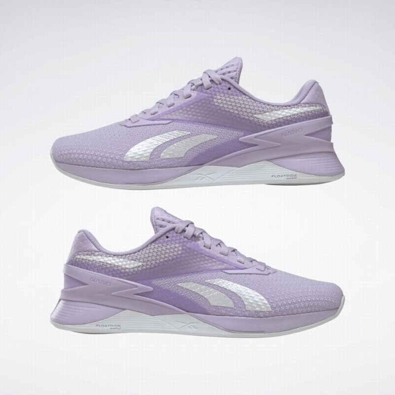 Reebok Nano X3 Women's Training Shoes Purple Grey Blue | FCV3375CA