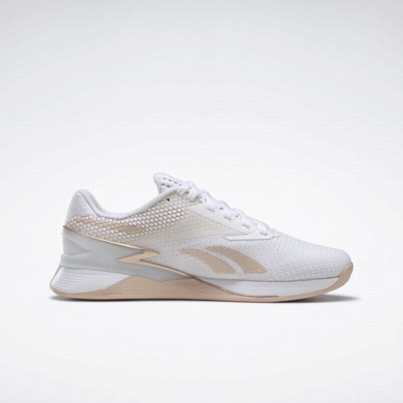 Reebok Nano X3 Women's Training Shoes White Orange | NAN6561ZO