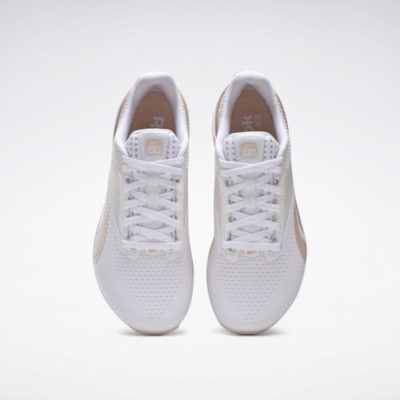 Reebok Nano X3 Women's Training Shoes White Orange | NAN6561ZO