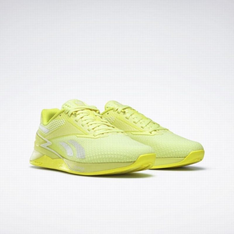 Reebok Nano X3 Women's Training Shoes Yellow White | GCP5228XG