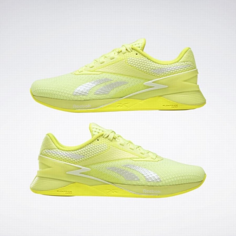 Reebok Nano X3 Women's Training Shoes Yellow White | GCP5228XG
