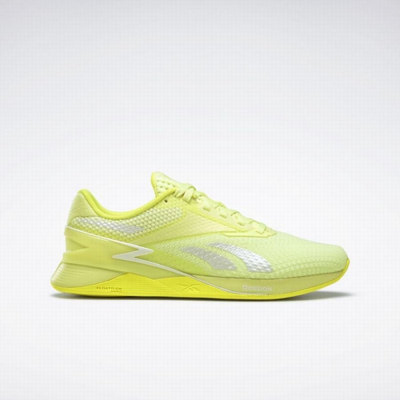 Reebok Nano X3 Women\'s Training Shoes Yellow White | GCP5228XG