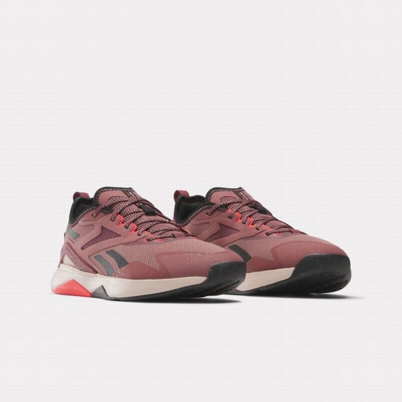 Reebok Nanoflex Adventure Tr 2 Women's Training Shoes Rose Black Pink | RUW9446SI