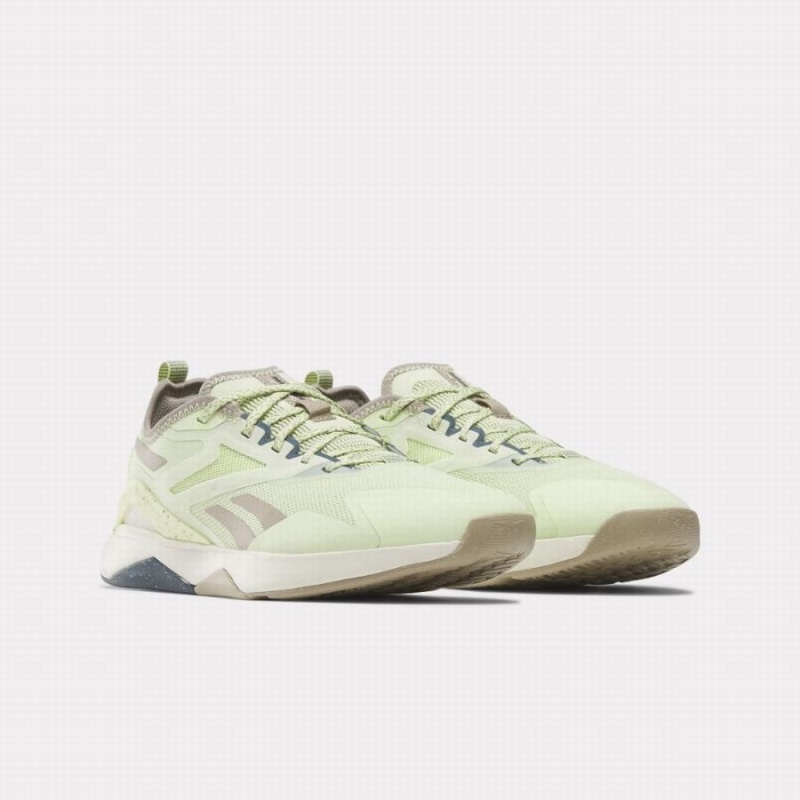 Reebok Nanoflex Adventure Tr 2 Women's Training Shoes Green Beige Blue | ESV6034TW