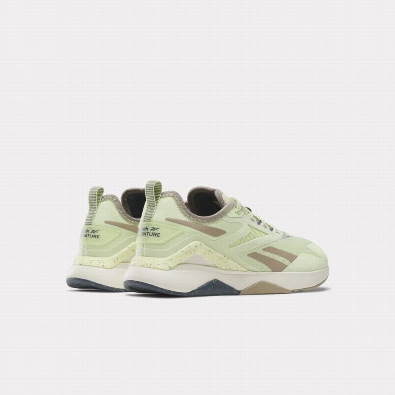 Reebok Nanoflex Adventure Tr 2 Women's Training Shoes Green Beige Blue | ESV6034TW