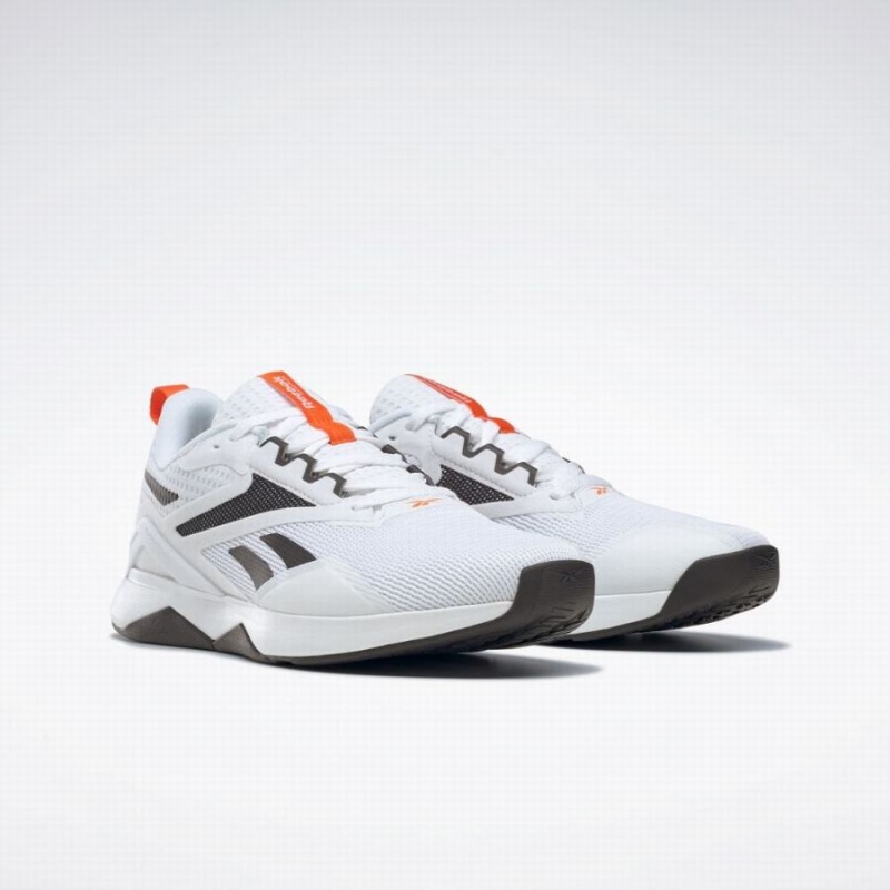 Reebok Nanoflex Tr 2.0 Men's Training Shoes White Grey Black | FQZ7888LP