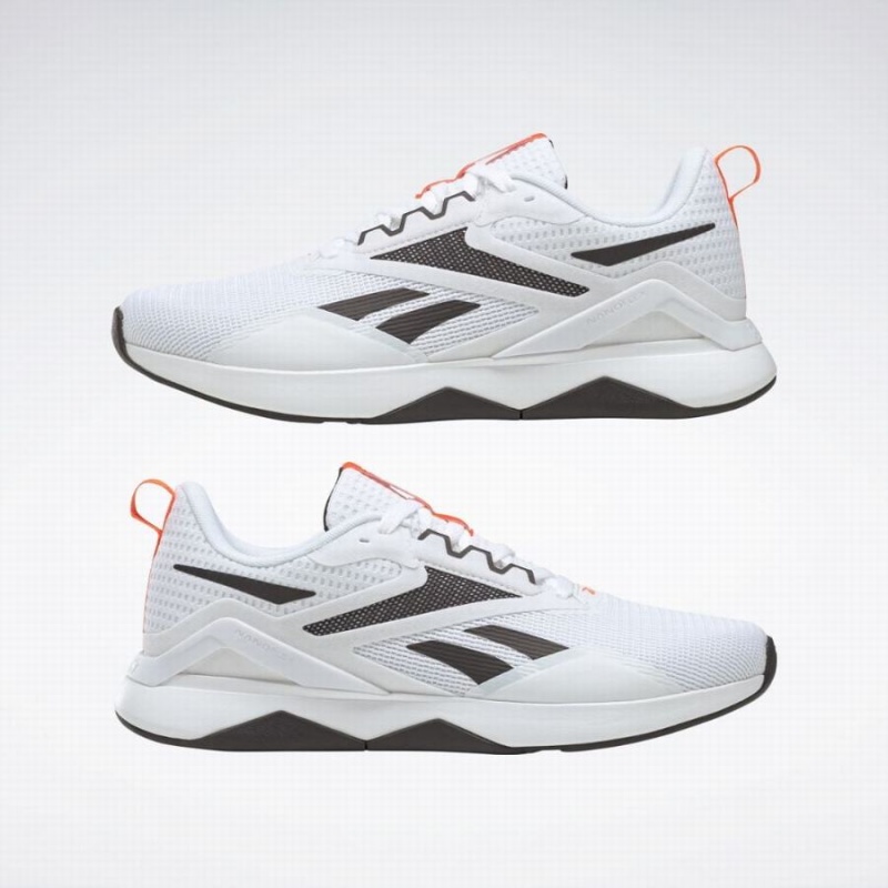 Reebok Nanoflex Tr 2.0 Men's Training Shoes White Grey Black | FQZ7888LP
