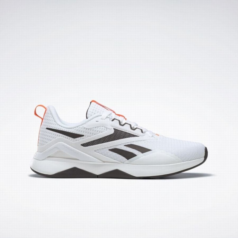 Reebok Nanoflex Tr 2.0 Men\'s Training Shoes White Grey Black | FQZ7888LP