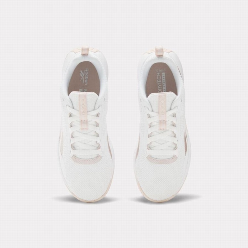 Reebok Nanoflex Trainer Men's Weightlifting Shoes White Pink | ZLY5851AJ