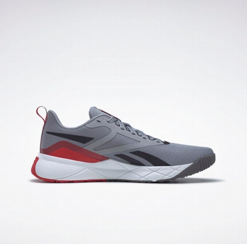 Reebok Nfx Trainers Men's Training Shoes Grey Black | TIA8174SQ