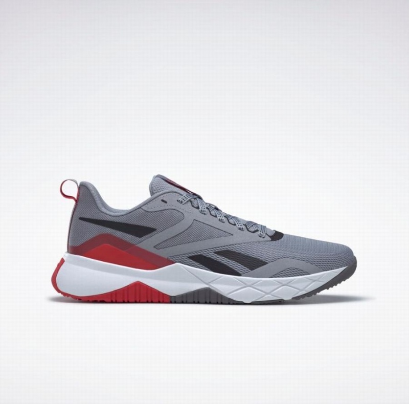 Reebok Nfx Trainers Men\'s Training Shoes Grey Black | TIA8174SQ
