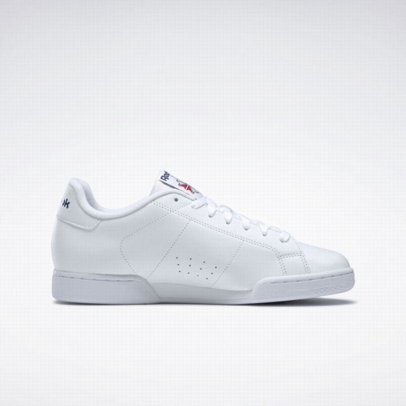 Reebok Npc Ii Men's Lifestyle Shoes White Blue | ZXJ117BV