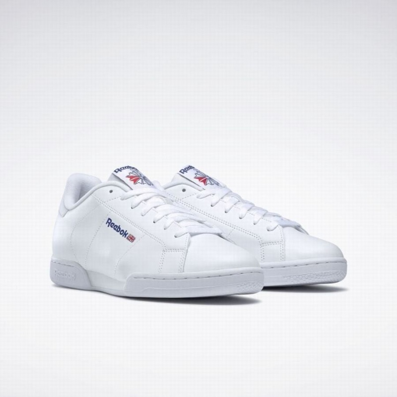 Reebok Npc Ii Men's Lifestyle Shoes White Blue | ZXJ117BV
