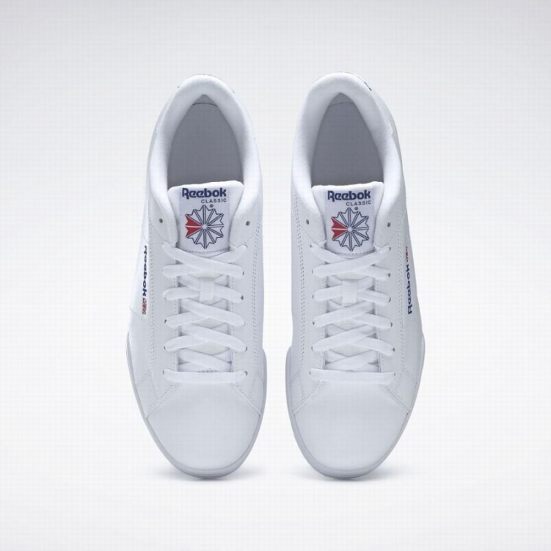 Reebok Npc Ii Men's Lifestyle Shoes White Blue | ZXJ117BV