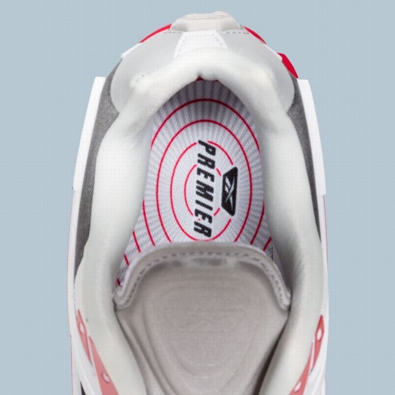 Reebok Premier Road Modern Women's Running Shoes Red Grey White | FJQ4556VA