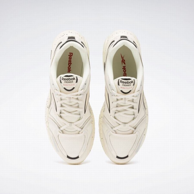 Reebok Premier Road Plus Vi Women's Running Shoes Beige Black Grey | NSG896DS