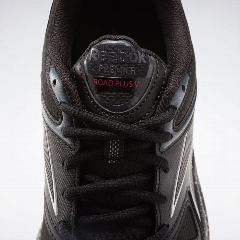 Reebok Premier Road Plus Vi Women's Running Shoes Black Silver Metal Grey | MLN6697QK