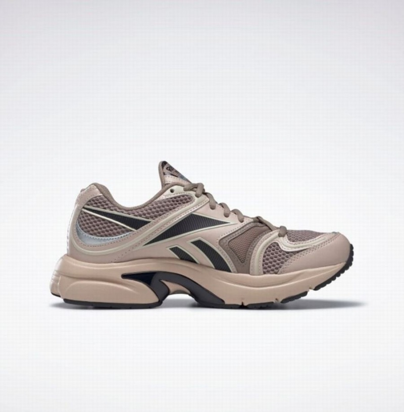 Reebok Premier Road Plus Vi Women's Running Shoes Grey Pink Brown | ROE825VR