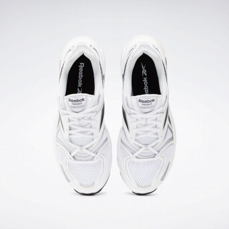 Reebok Premier Road Plus Vi Women's Running Shoes White Silver Metal Grey | XAX423BJ