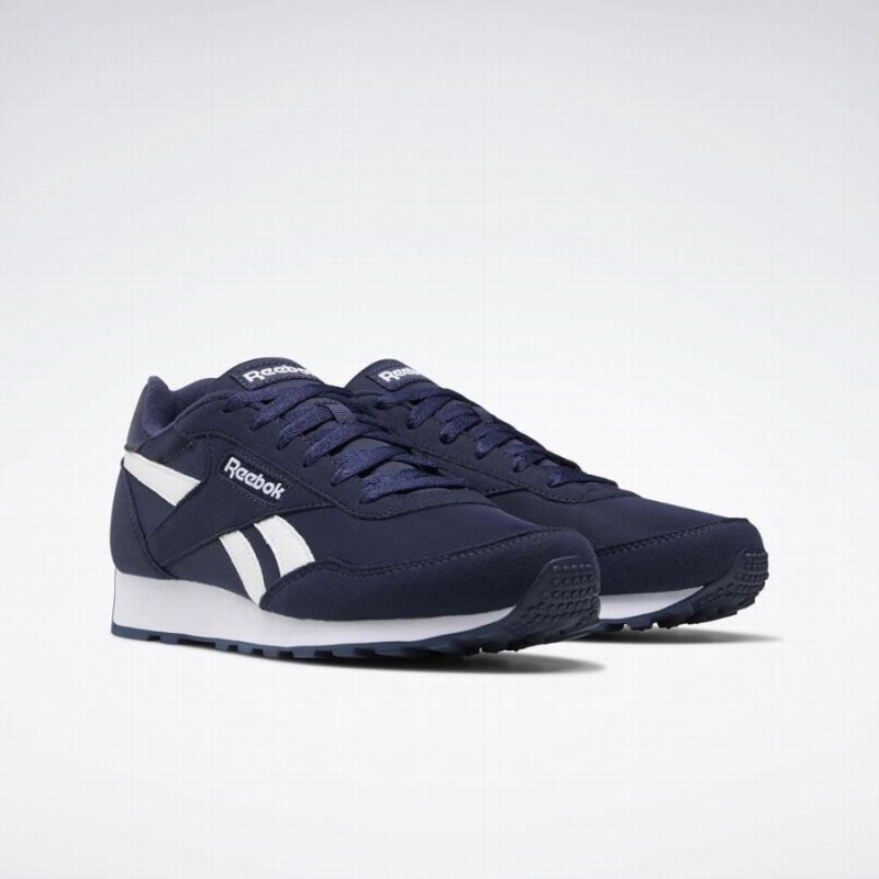 Reebok Rewind Run Men's Running Shoes Navy White | CIP4166LQ
