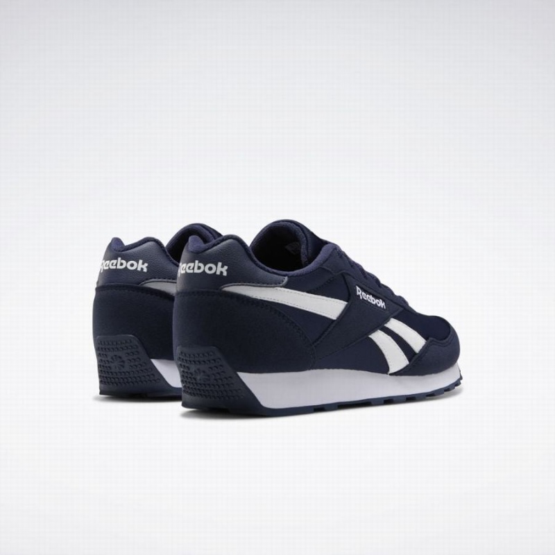 Reebok Rewind Run Men's Running Shoes Navy White | CIP4166LQ