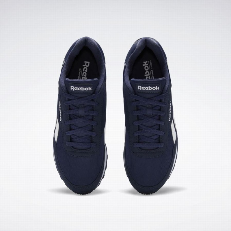 Reebok Rewind Run Men's Running Shoes Navy White | CIP4166LQ