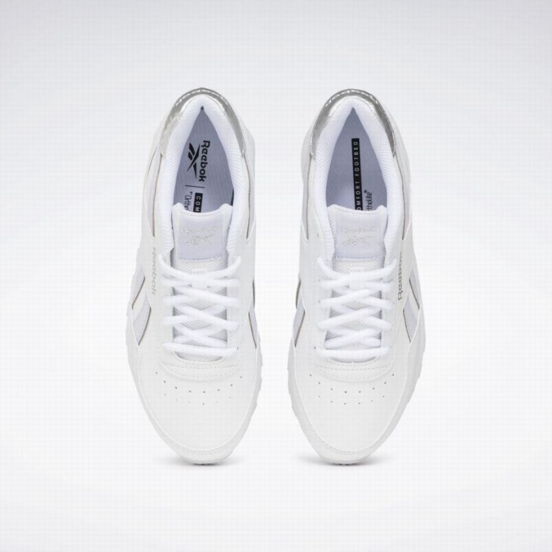 Reebok Rewind Run Women's Running Shoes White Purple Silver Metal | WPQ2764KF