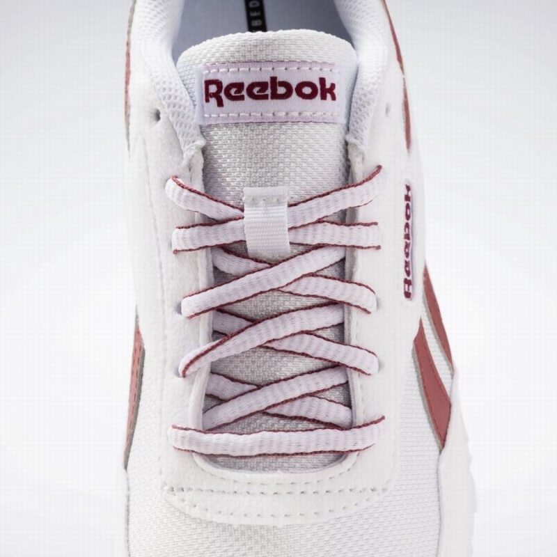 Reebok Rewind Run Women's Running Shoes White Rose Burgundy | MGF2148ZF
