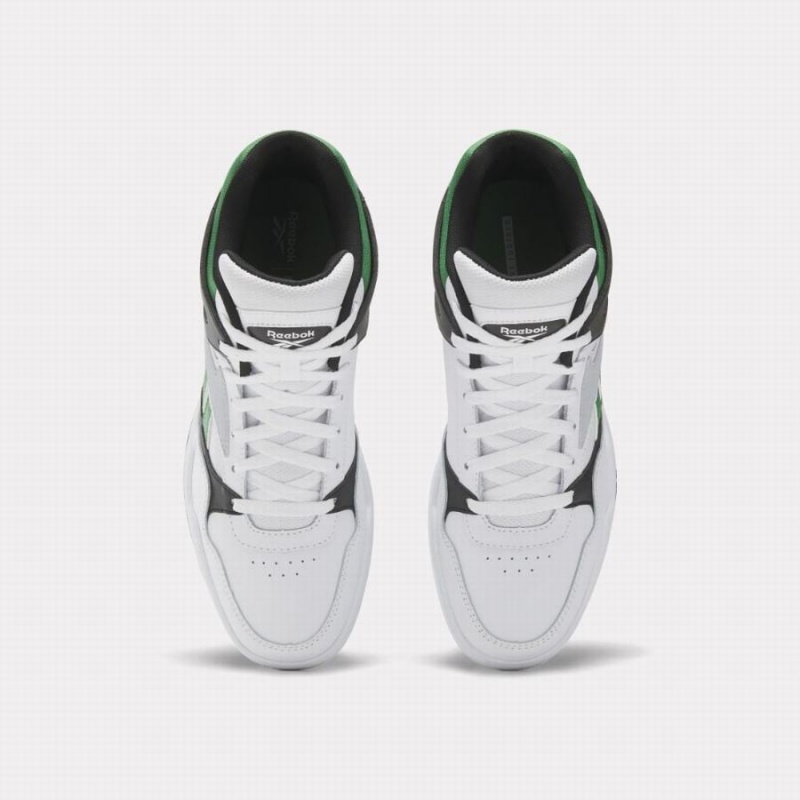 Reebok Royal BB4500 Hi 2 Women's Basketball Shoes White Green Grey Black | KLB5514OG