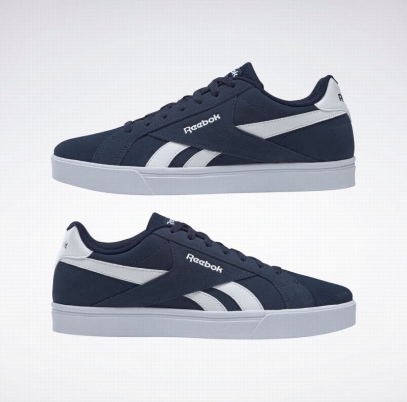 Reebok Royal Complete 3.0 Low Men's Lifestyle Shoes Navy White | OJA7586PS