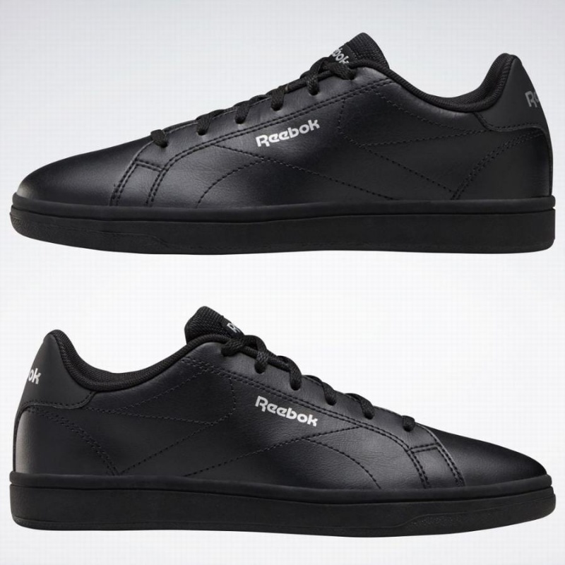Reebok Royal Complete Clean 2.0 Women's Lifestyle Shoes Black Silver Metal | LBX6649WE