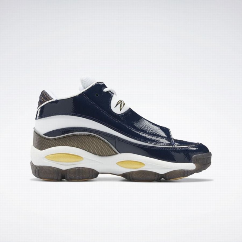 Reebok The Answer Dmx Women's Lifestyle Shoes Navy White | HYZ3073JV