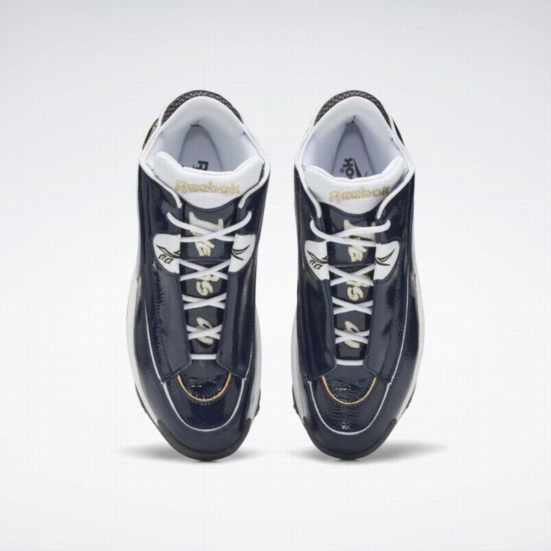 Reebok The Answer Dmx Women's Lifestyle Shoes Navy White | HYZ3073JV