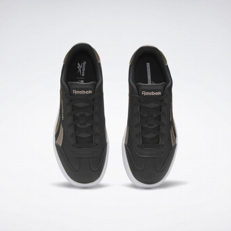 Reebok Vector Smash Women's Lifestyle Shoes Black Gold White | SCP4825RA
