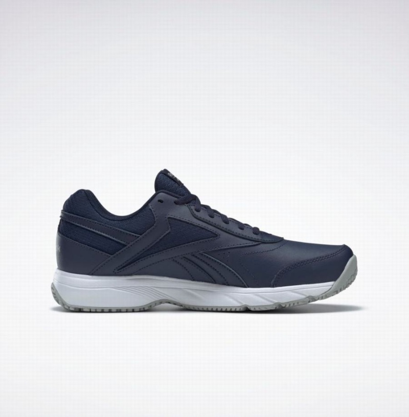 Reebok Work N Cushion 4.0 Men's Walking Shoes Navy Grey White | FEC69100NU