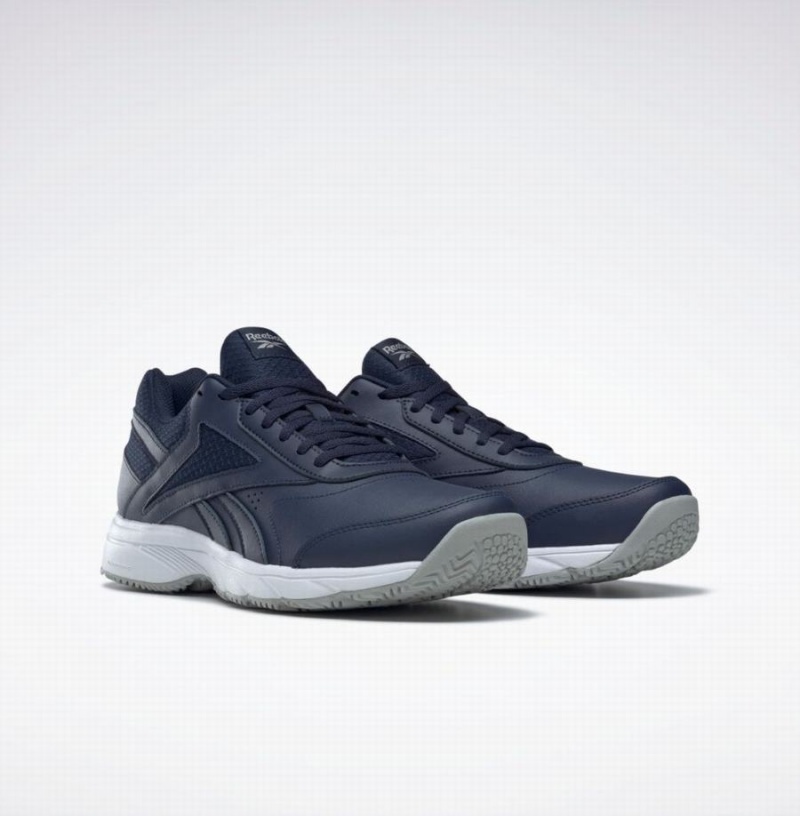 Reebok Work N Cushion 4.0 Men's Walking Shoes Navy Grey White | FEC69100NU