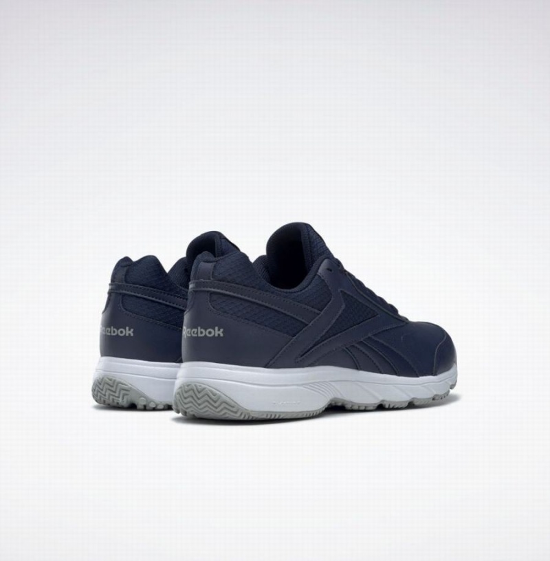Reebok Work N Cushion 4.0 Men's Walking Shoes Navy Grey White | FEC69100NU