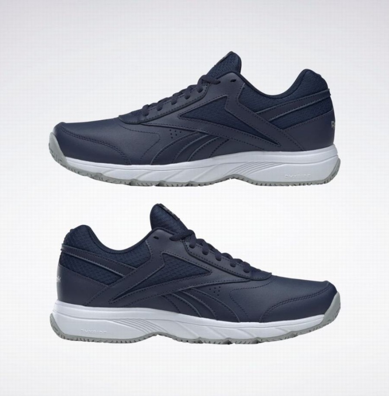 Reebok Work N Cushion 4.0 Men's Walking Shoes Navy Grey White | FEC69100NU